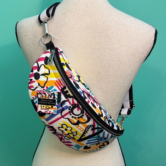 Brighton Handbags - Brighton Colorful Graphic Crossbody Bag